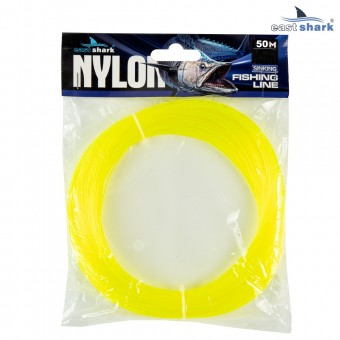 Леска EastShark NYLON в мотке 50м 1,6 мм желтая