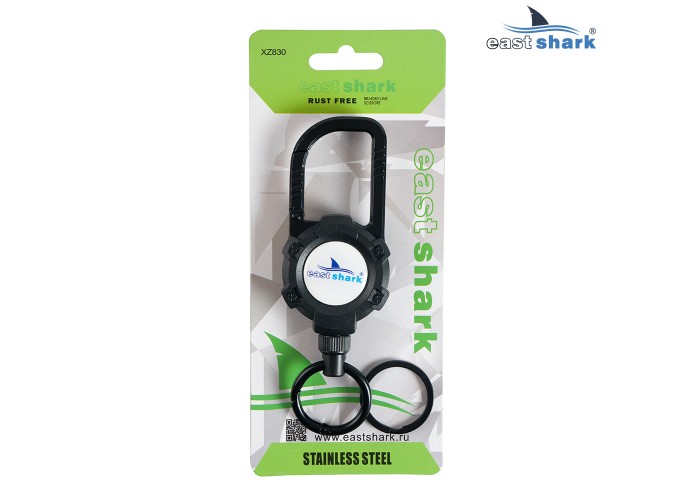 Поясной карабин-держатель EastShark (ретривер) XZ 830 магнитный черный