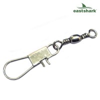 Вертлюг с карабином белый №3 (5шт)