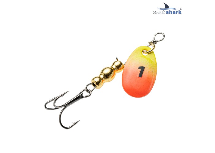 Блесна вращающаяся (уп./5шт.) EastShark Screw размер-1 (3.5 грамм) col.#788
