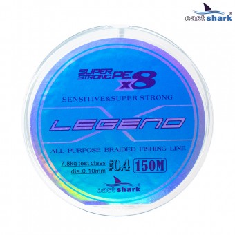 Шнур EastShark Legend X8 150м 0,10мм #0,4 голубой