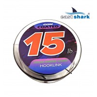 Поводковый материал карповый в оплетке 20 м 15 LBS темный