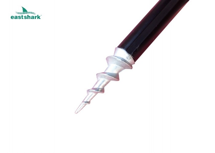 Подставка под сигнализатор с буром и зажимом 1,8 м "толстая"