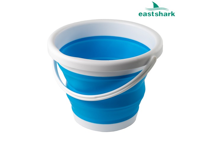 Ведро круглое складное 21*13*13 1,5л синее