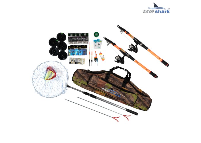 Набор рыболовных принадлежностей в чехле (2 удилища Delta XXX 3,0 м)