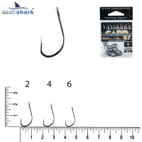 Крючки NEW EastShark Vasakura S7 № 4 BL