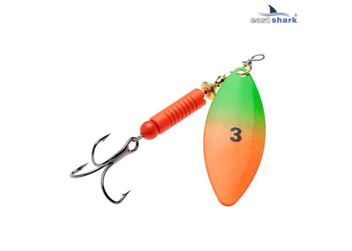 Блесна вращающаяся (уп./5шт.) EastShark Longer размер-3 (9.5 грамм) col.#658