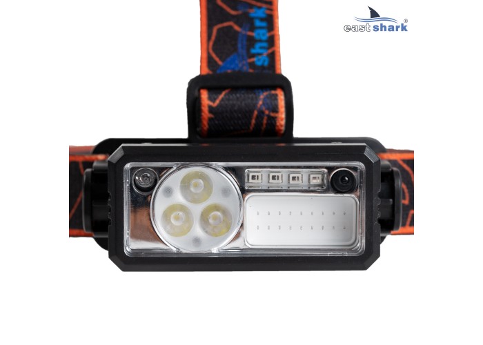 Фонарь налобный EastShark FA-T 142 Белый/Синий/Красный свет