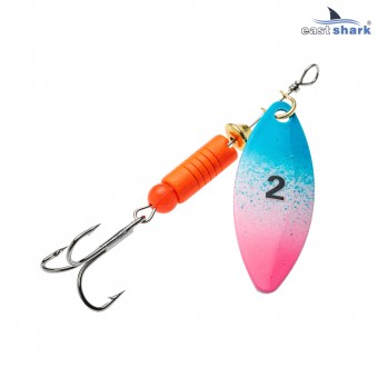 Блесна вращающаяся (уп./5шт.) EastShark Longer размер-2 (7 грамм) col.#649