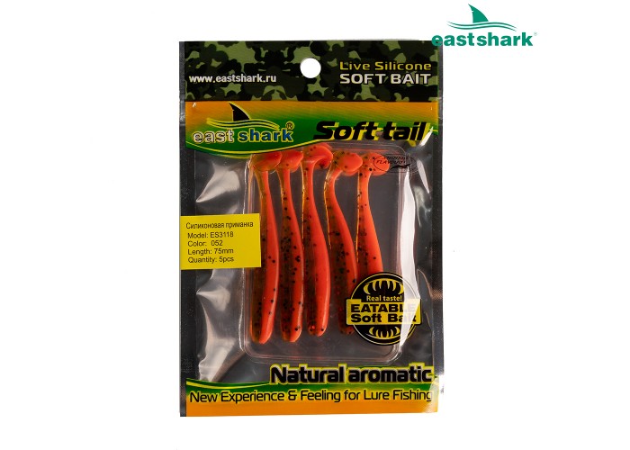 Силиконовая приманка ES3118 75 мм (5 шт/уп) color: 052