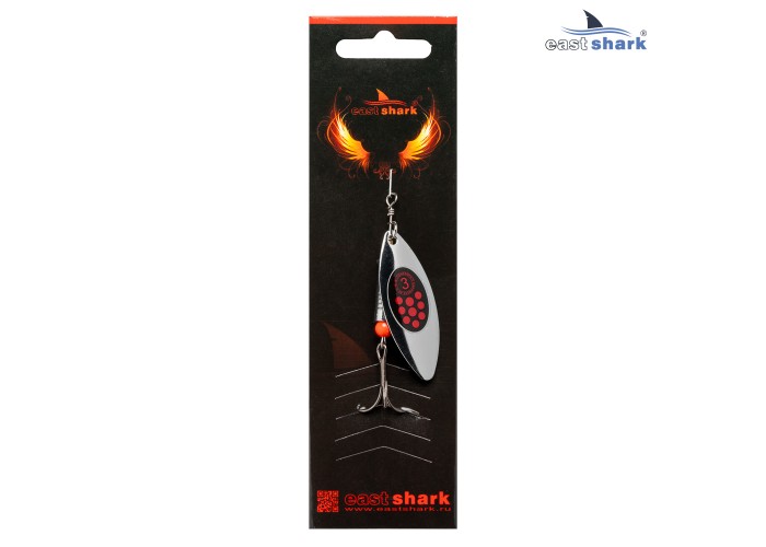 Блесна вращающаяся (уп./5шт.) EastShark Longer размер-3 col.#607