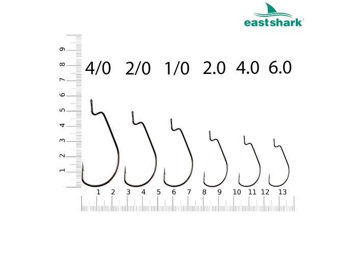 Крючки офсетные 5180  № 4.0