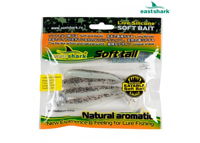 Силиконовая приманка ES3118 100 мм (4 шт/уп) color: K007