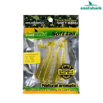Силиконовая приманка ES31010 75 мм (5 шт/уп) color: D008