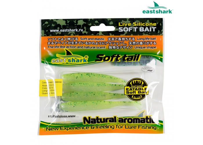 Силиконовая приманка ES3118 100 мм (4 шт/уп) color: K015