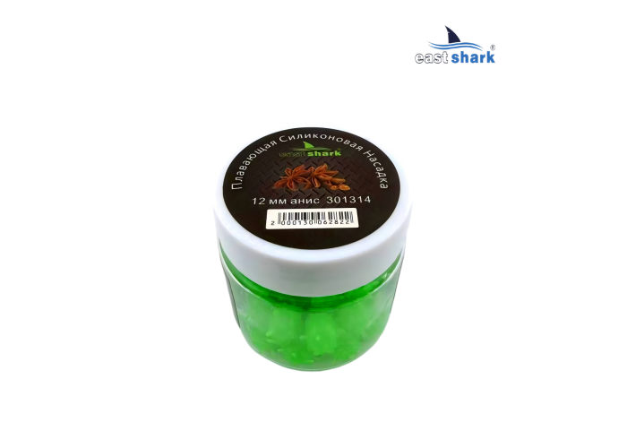 Плавающая силиконовая насадка 12 мм анис (уп./10 шт)