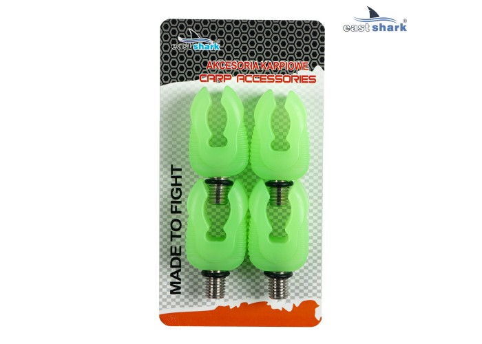 Держатель задний светонакопительный EastShark ES-04-2 зеленый (уп.4шт)