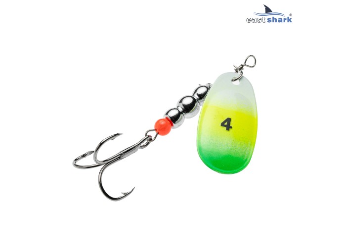 Блесна вращающаяся (уп./5шт.) EastShark Screw размер-4 (9 грамм) col.#739