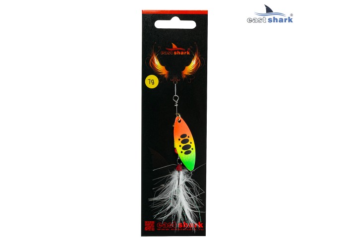 Блесна вращающаяся (уп./5шт.) EastShark Zander размер-1 (5 грамм) col.#540
