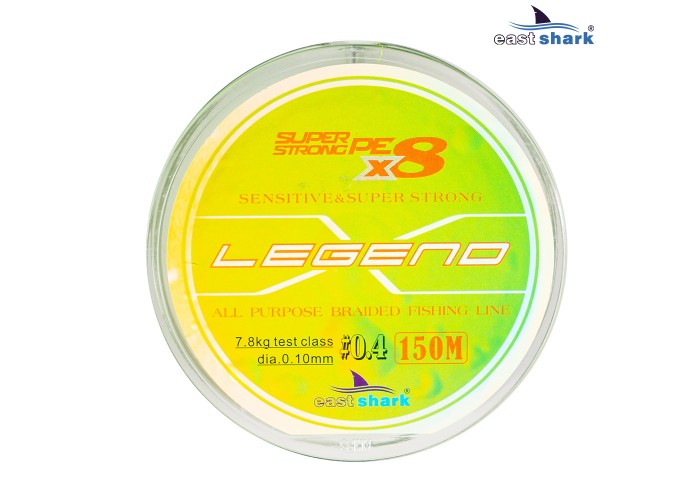 Шнур EastShark Legend X8 150м 0,30мм #4,0 зеленый