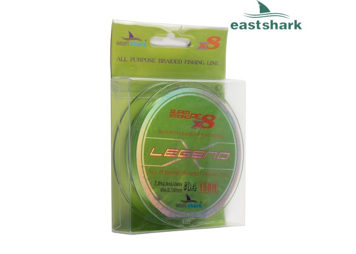 Шнур EastShark Legend X8 150м 0,30мм #4,0 зеленый