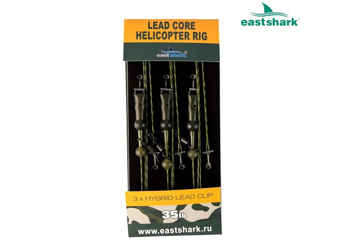 Монтаж Leadcore & helicopter rig 35lb #011