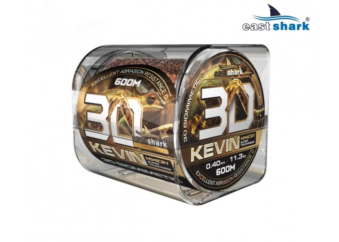 Леска EastShark KEVIN MIMICRY 3D 600м 0,28 мм
