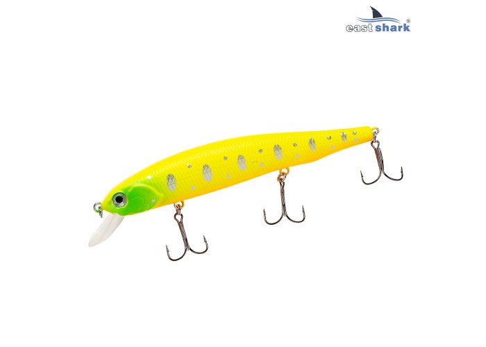 Воблер EastShark Hunt 12.5см. 18г. 0-1m Floating col.#004