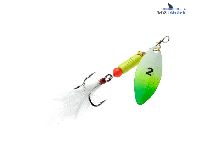 Блесна вращающаяся (уп./5шт.) EastShark Zander размер-2 (7 грамм) col.#550