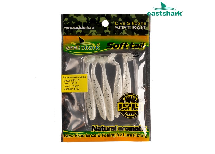 Силиконовая приманка ES3118 75 мм (5 шт/уп) color: K016