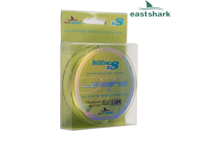 Шнур EastShark Legend X8 150м 0,18мм #1,2 желтый