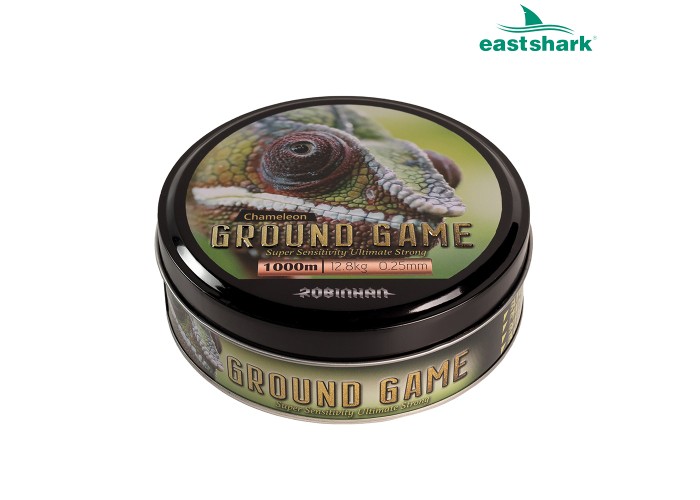 Леска Ground Game 1000 м 0,25 CHAMELEON черно-зеленая