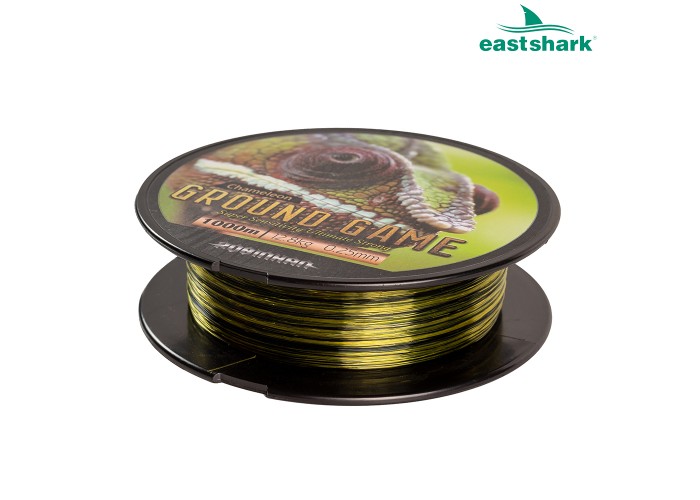 Леска Ground Game 1000 м 0,25 CHAMELEON черно-зеленая