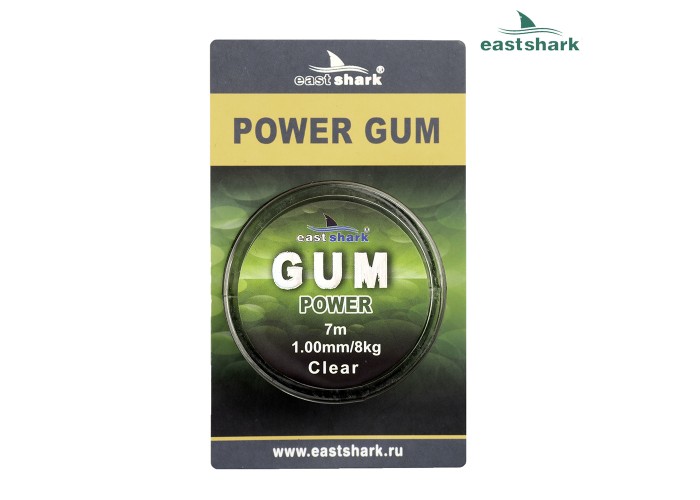 Фидергам POWER GUM clear 7 м 1.0 мм