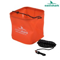 Ведро для замеса прикормки квадратное оранжевое D 24