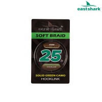 Поводковый материал мягкий Solid green camo 25 lb 20 m