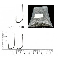 Крючки  Baitholder Black № 2/0 (ТЕХ.уп./1000 шт)