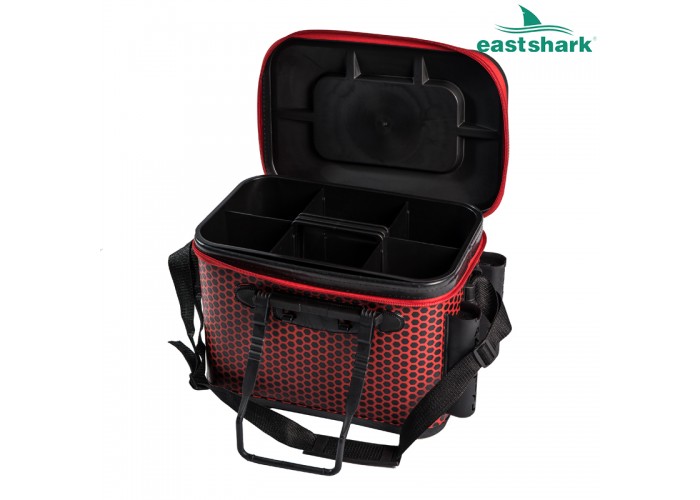 Ящик рыболовный с держателями удилищ размер L (цвет в ассортименте)