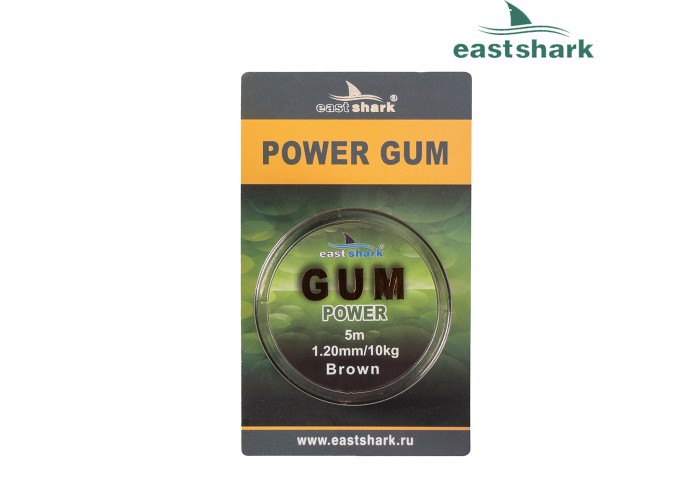 Фидергам POWER GUM brown 7 м 1.0 мм
