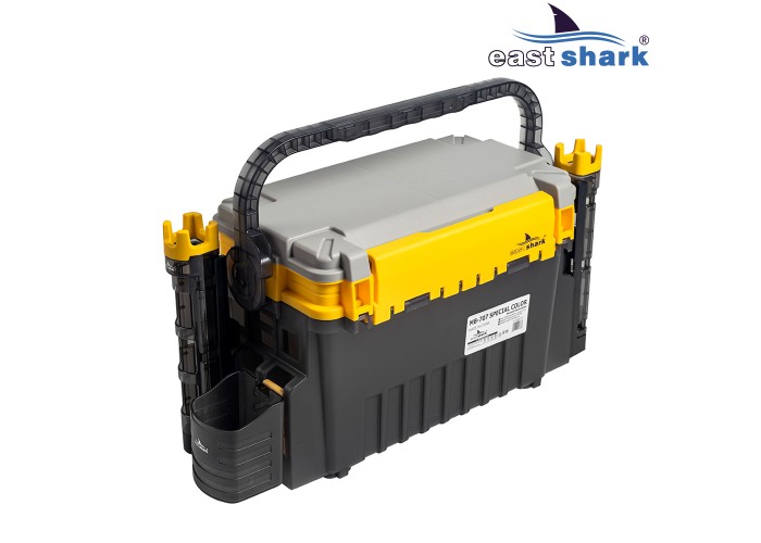 Ящик рыболовный EastShark MB-707 желтый большой