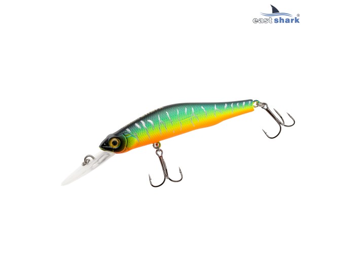 Воблер EastShark Croofed 8см. 9г. 1-2m Suspend col.#007