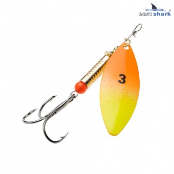 Блесна вращающаяся (уп./5шт.) EastShark Longer размер-3 (9,5 грамм) col.#644