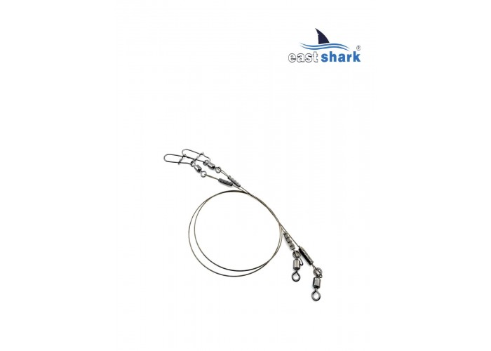Поводок EastShark титановый 0.39*13см