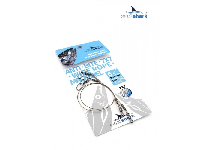 Поводок EastShark титановый 0.39*13см