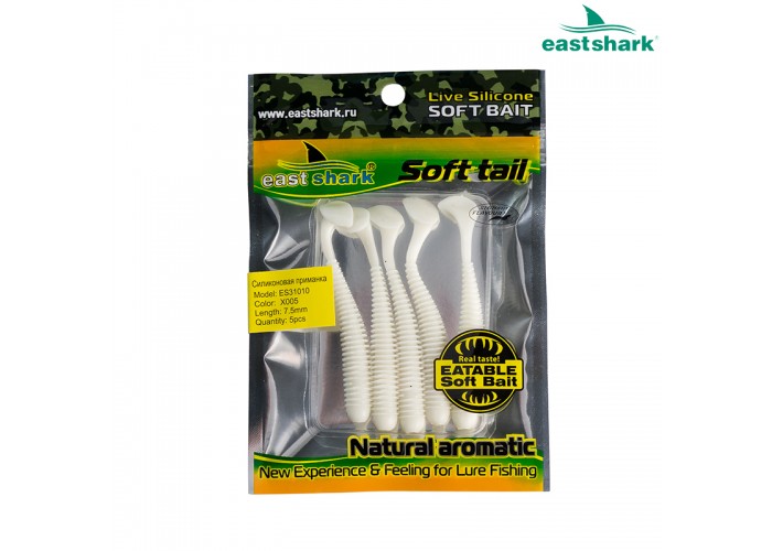 Силиконовая приманка ES31010 75 мм (5 шт/уп) color: X005