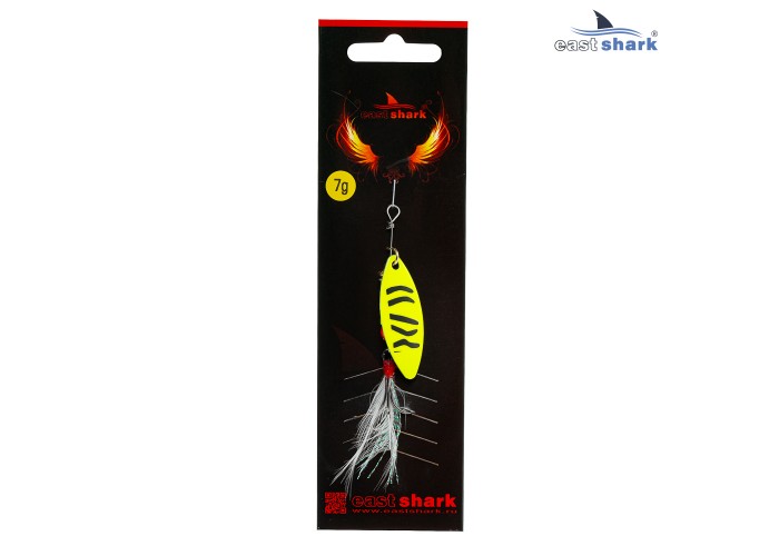 Блесна вращающаяся (уп./5шт.) EastShark Zander размер-1 (5 грамм) col.#560