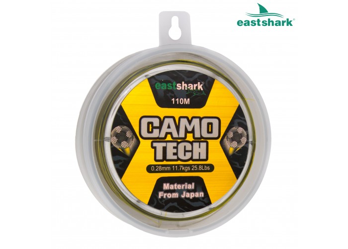 Леска GAMO TECH 0,16 110 м зелёно-чёрная