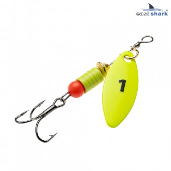 Блесна вращающаяся (уп./5шт.) EastShark Longer размер-1 (5 грамм) col.#669