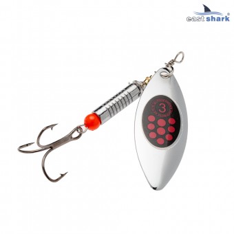 Блесна вращающаяся (уп./5шт.) EastShark Longer размер-3 col.#607