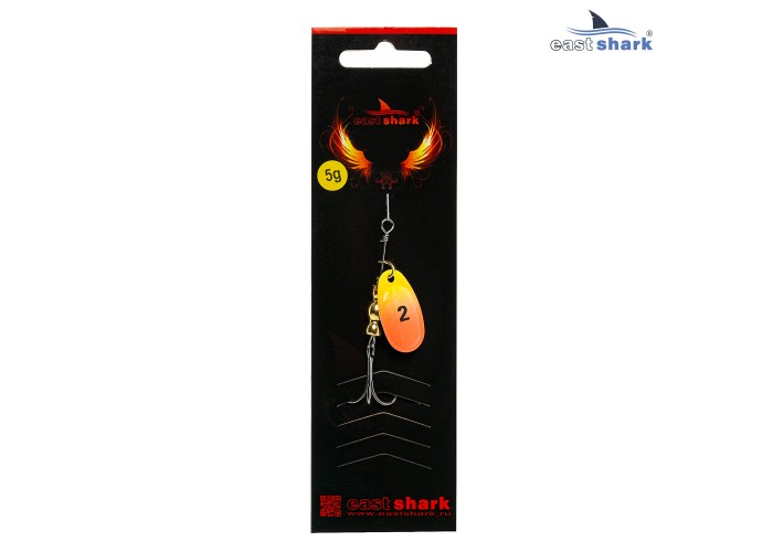 Блесна вращающаяся (уп./5шт.) EastShark Screw размер-2 (5 грамм) col.#788